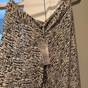 NWT- Solitaire by Ravi Khosla-  Wide Leg palazzo pants.